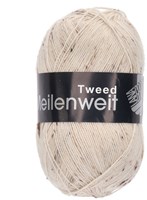 Lana Grossa Meilenweit 100 Tweed 106 Natur meliert
