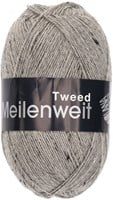 Lana Grossa Meilenweit 100 Tweed 110 Grau meliert