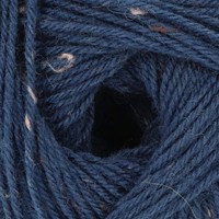 Lana Grossa Meilenweit 100 Tweed 128 dunkles Petrolblau-2