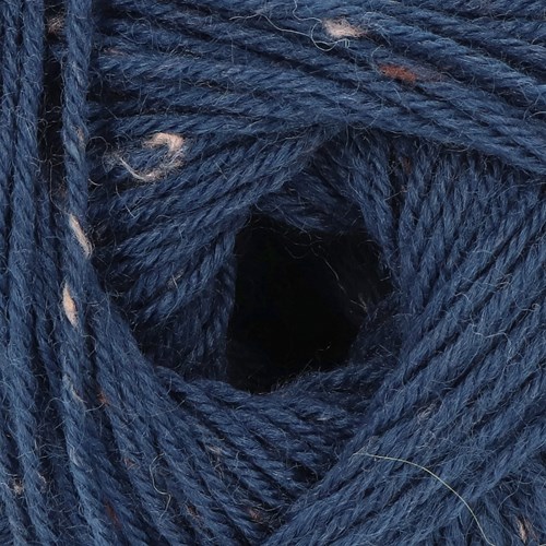 Lana Grossa Meilenweit 100 Tweed 128 dunkles Petrolblau-2