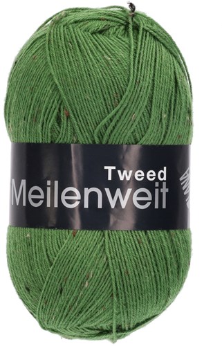 Lana Grossa Meilenweit 100 Tweed 165 Grün