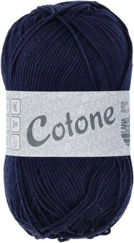 Lana Grossa Cotone 020 Nachtblau