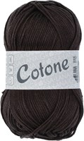 Lana Grossa Cotone 080 Schwarz Braun
