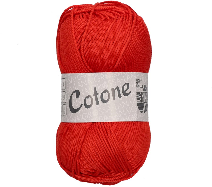 Lana Grossa Cotone 084 Feuriges Rot | Wollplatz.de Lana Grossa Cotone 084 Feuriges Rot | Wollplatz.de