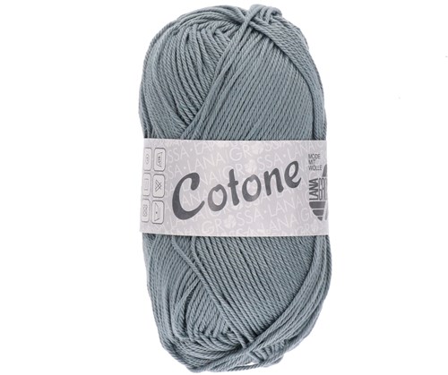 Lana Grossa Cotone 089 Blaugrau