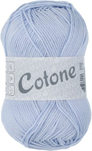 Lana Grossa Cotone 008 Zartblau
