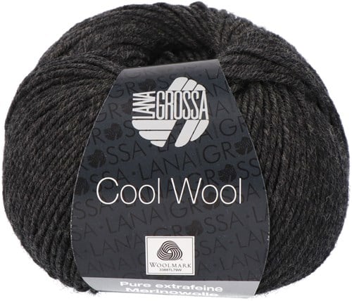 Lana Grossa Cool Wool 444 Anthracite