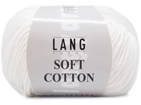 Lang Yarns Soft Cotton 001 Weiß