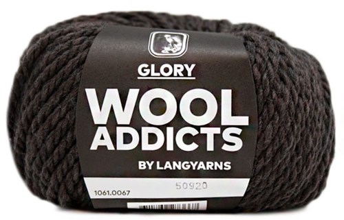 Lang Yarns Wooladdicts Glory 067 Dark brown