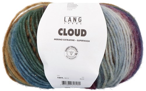 Lang Yarns Cloud 012 Kastanie/Petrol