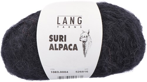 Lang Yarns SURI ALPACA 004  black