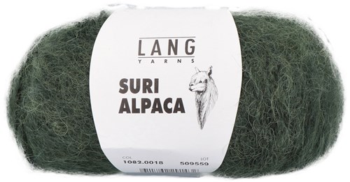 Lang Yarns SURI ALPACA 018  dark green
