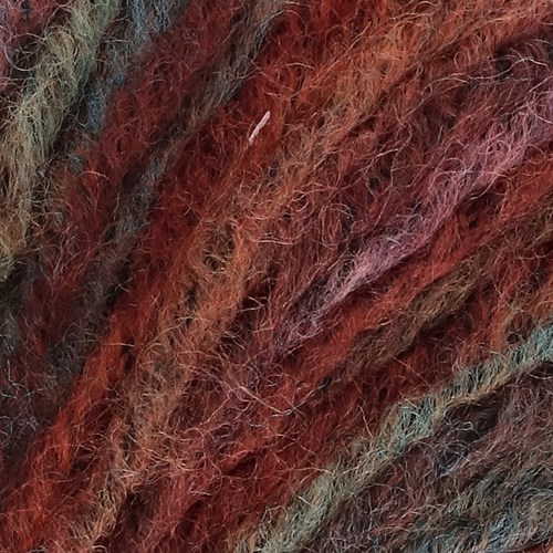 Lang Yarns Reina 001 Red/Brown/Green-3