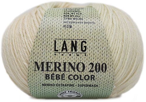 Lang Yarns Merino 200 Bebe Color 416 Green