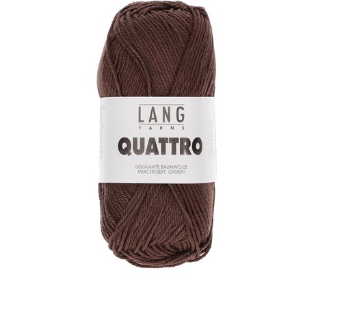Lang Yarns Quattro 168 Dark Brown