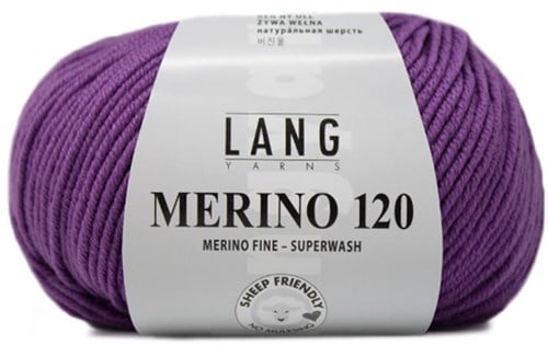 Lang Yarns Merino 120 0446 Lila
