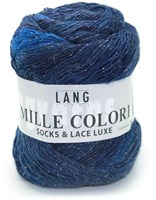 Lang Yarns Mille Colori Socks & Lace Luxe 35 Marine/Silver