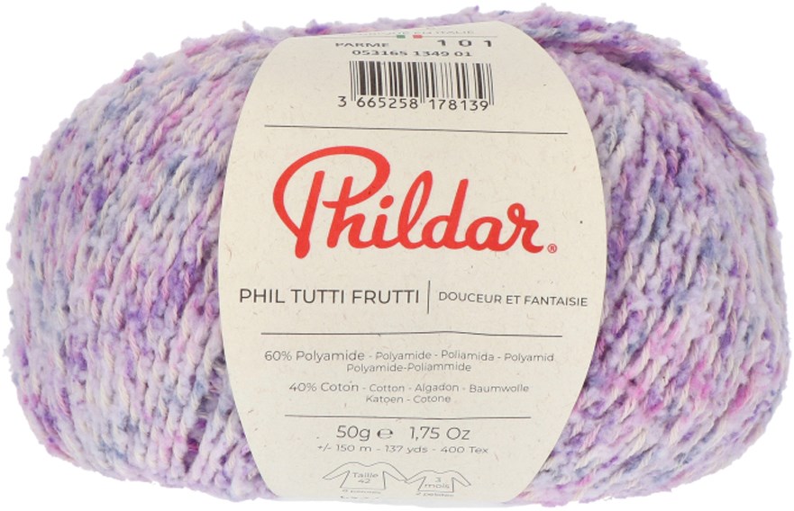 Ovillo De Lana Phil Romance De Phildar - Parmesano, Suave Y Aterciopelado, 50g/100m, Para Bebés Y Familia
