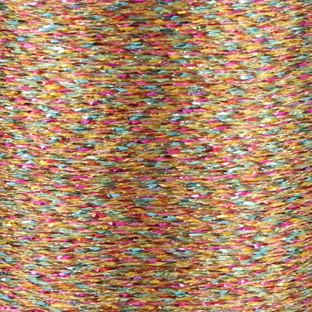 Rico Sticktwist Metallic Stickgarn No. 40 200m 937 Rainbow/Yellow-2
