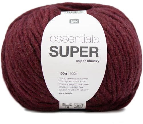 Rico Essentials Super Super Chunky 32 Bordeaux