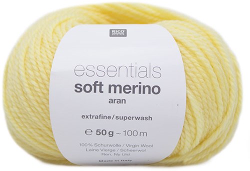 Rico Essentials Soft Merino Aran 034 Vanilla
