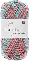 Rico Baby Cotton Soft Print dk 023 Red-Teal