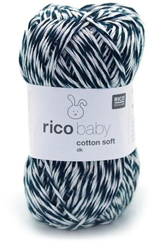 Rico Baby Cotton Soft Print dk 36 Navy blue-Mouline
