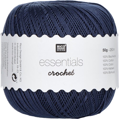 Rico Essentials Crochet 037 Mitternachtsblau