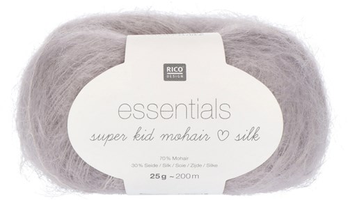 Rico Essentials Super Kid Mohair Loves Silk 8 Silver