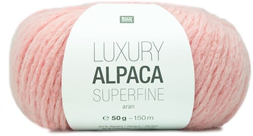 Rico Luxury Alpaca Superfine Aran 12 Powder