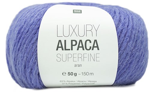 Rico Luxury Alpaca Superfine Aran 16 Azure