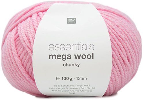 Rico Essentials Mega Wool Chunky 017 Candy pink