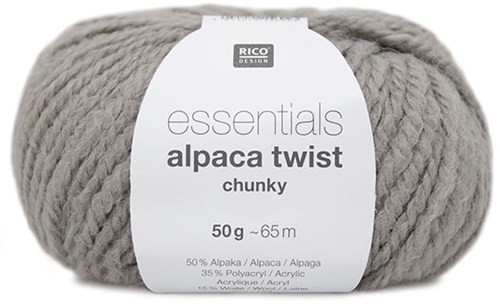 Rico Essentials Alpaca Twist Chunky 017 Grey