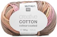 Rico Creative Cotton Colour Coated 004 Pink/Brown