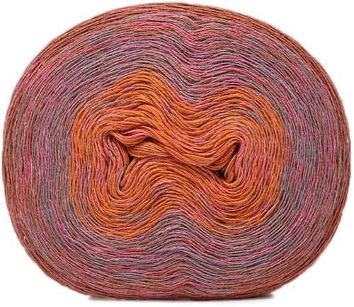 Rico Creative Cotton Dégradé Print 4 Red-orange