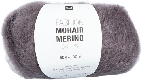 Rico Fashion Mohair Merino Chunky 018 Anthracite