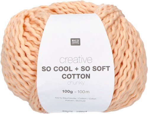 Rico Creative So Cool + So Soft Cotton Chunky 014 Buttercream