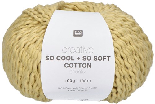 Rico Creative So Cool + So Soft Cotton Chunky 002 Yellow