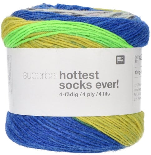 Rico Superba Hottest Socks Ever! 4 ply 002 Diagonals