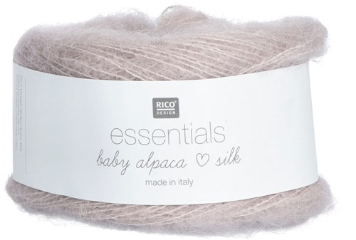 Rico Essentials Baby Alpaca Loves Silk 001 Natur
