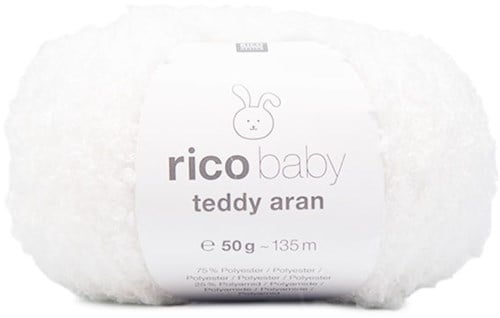 Rico Baby Teddy Aran 01 White