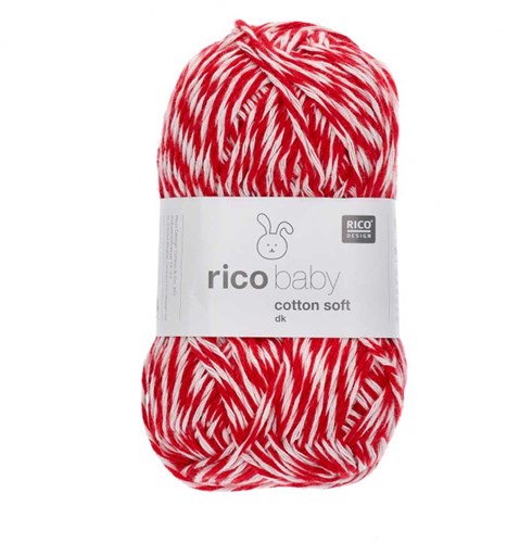 Rico Baby Cotton Soft dk 34 Red Moline