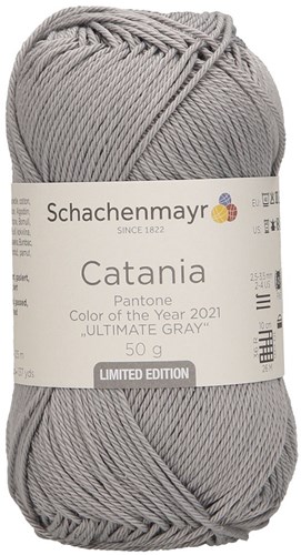 Garn Catania Wolle Farbkarte 2021 SMC Catania 22021 Ultimate Gray