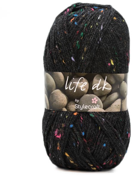 Stylecraft Life DK Nepp shades 2498 Black Nepp Wollplatz