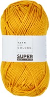 Tunesisches Smock Stitch Kissen Häkelpaket 1 Mustard