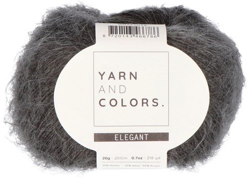 Bea Langer Cardigan ohne Ärmel Strickpaket 4 Graphite L