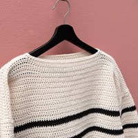 Yarn and Colors Classic Jumper Häkelpaket 2 Black M