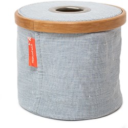 Wollspender Faltbar Tuchstoff und Bambus S Blau