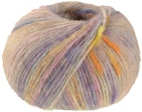 Lana Grossa Cassata 0007 Hellbeige/Gelb/Orange/Jeansblau/Rosa