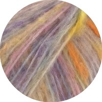 Lana Grossa Cassata 0007 Hellbeige/Gelb/Orange/Jeansblau/Rosa-2